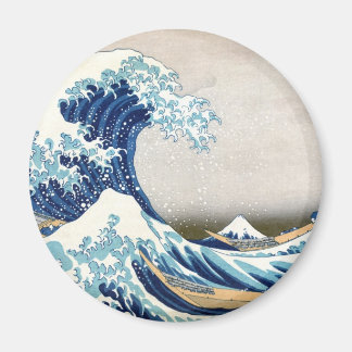 Aimant Grande vague au large de Kanagawa Hokusai Art
