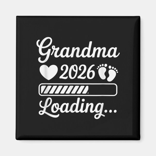 Aimant Grandma 2026 Loading Pregnancy Announcement New Gr (Devant)