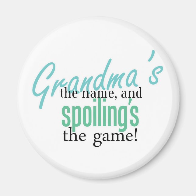 Aimant Grandma&apos ; s le nom, et Spoiling&apos ; s le G (Devant)