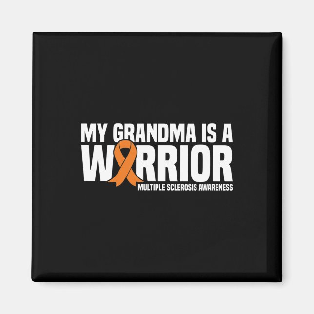 Aimant Grandma Est Un Guerrier Ms Multiple Sclerosis (Devant)