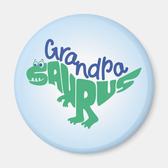 Aimant Grandpa Saurus Graphic (Devant)