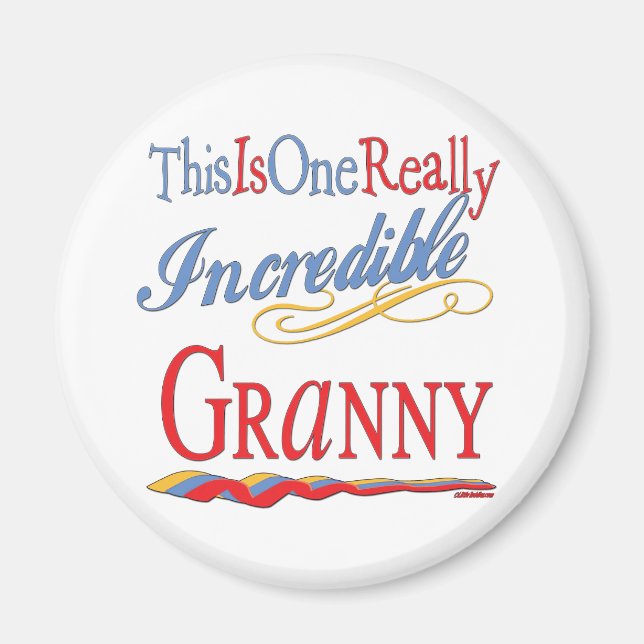 Aimant Granny incroyable (Devant)