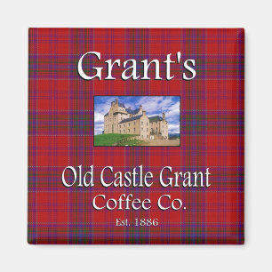 Aimant Grant's Old Castle Grant Coffee Co.