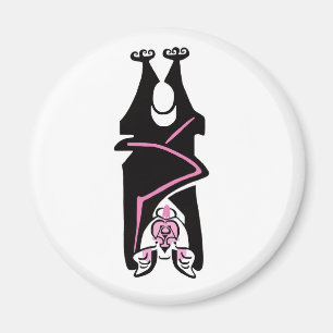 Aimant Graphique cool - MTD Noire - Halloween - Faune