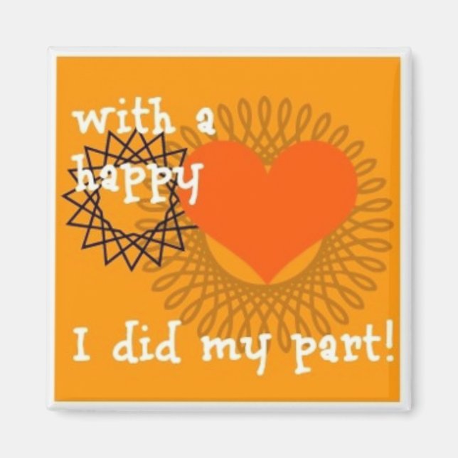 aimant graphique corail! ! ! (Devant)