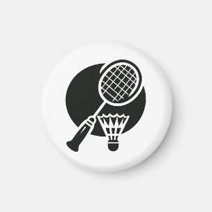 Aimant Graphique de badminton