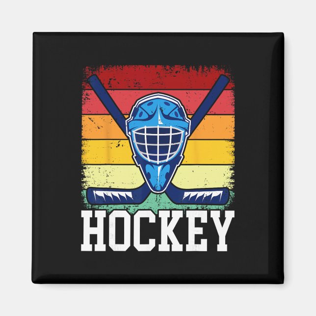 Aimant Graphique de hockey _1  (Devant)