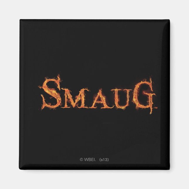 Aimant Graphique de nom SMAUG™ (Devant)