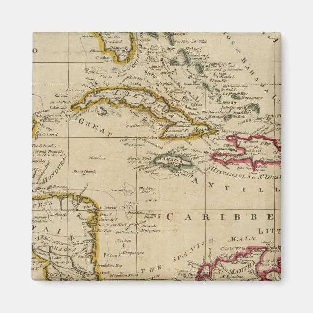 Aimant Graphique des Antilles 3 (Devant)