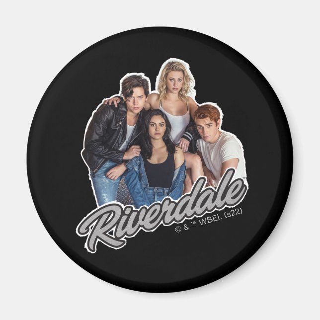 Aimant Graphique du groupe Retro Riverdale (Devant)