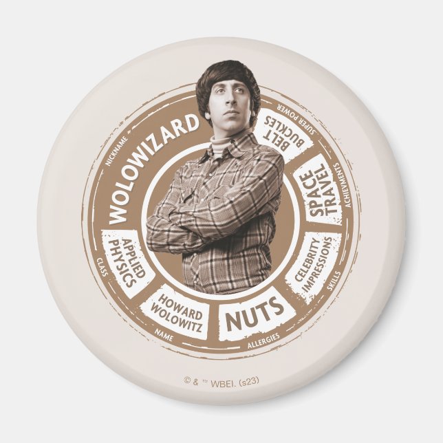 Aimant Graphique Howard Info (Devant)