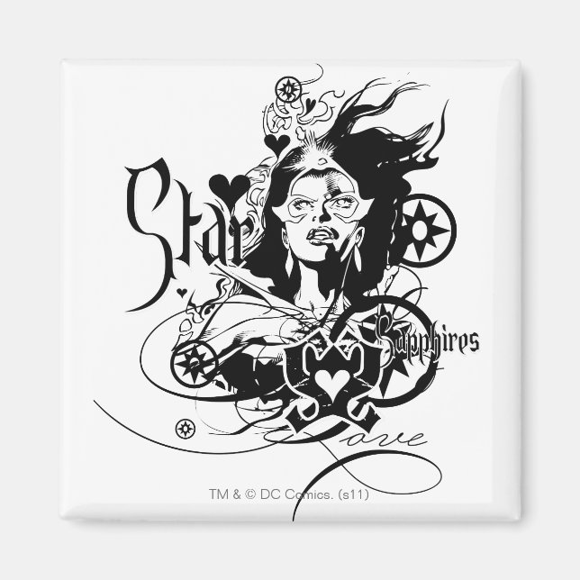 Aimant Graphique Star Sapphire 7 (Devant)