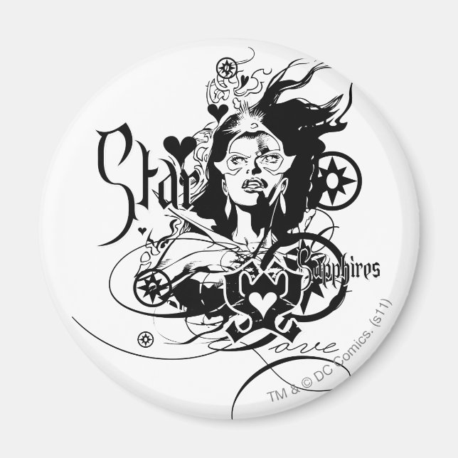 Aimant Graphique Star Sapphire 7 (Devant)