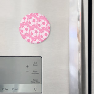 Aimant Graphiques de balle de football rose Screwball