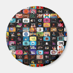 Aimant  Graphiques historiques et logos de CBC