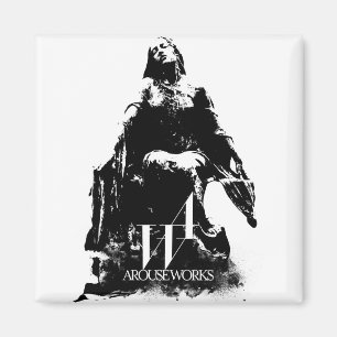 Aimant Graphiques noirs et blancs