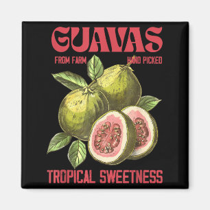 Aimant Graphiques Publicitaires Rétro de Goyaves Vintage