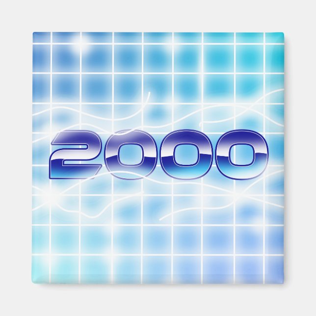 Aimant Graphisme année 2000 (Devant)