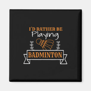 Aimant Graphisme de balle de badminton pour un joueur de