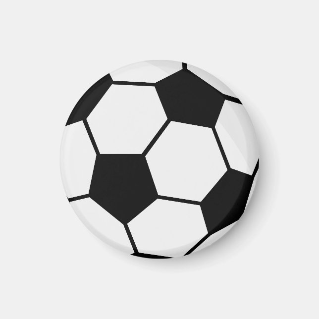 Aimant Graphisme de ballon de football classique Fan de s (Devant)