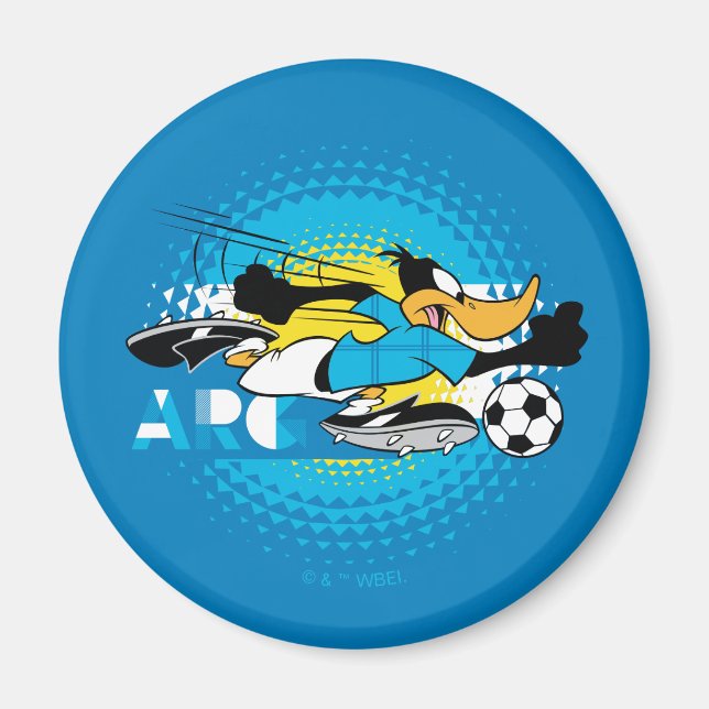 Aimant Graphisme de l'équipe d'Argentine de football avec (Devant)