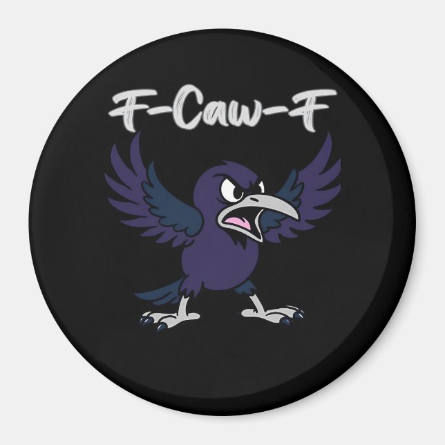 Aimant Graphisme esthétique F-Caw-F (Devant)