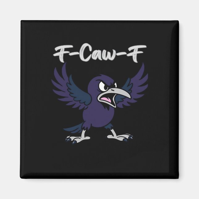 Aimant Graphisme esthétique F-Caw-F (Devant)