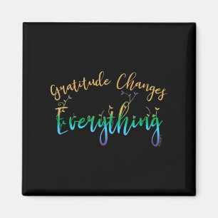 Aimant Gratitude Change Tout Motivationnel Positif