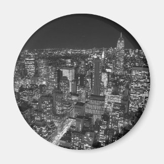 Aimant Gratte-ciel New York noir et blanc