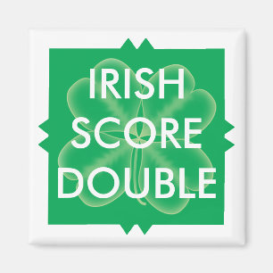 Aimant Grattez le double score de St Patrick