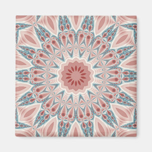 Aimant Grattez moderne Kaleidoscope Mandala art fractal