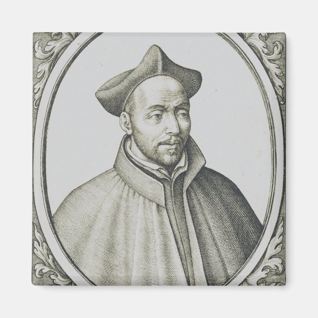 Aimant Gravure antique de Saint Ignace de Loyola Art anci (Devant)