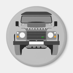 Aimant Gray Pop art Classic Land Rover