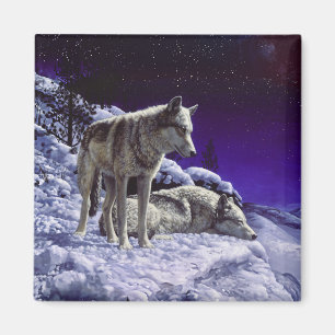Aimant Gray Wolves