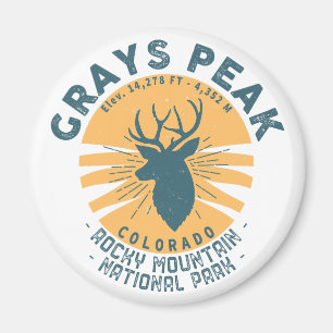 Aimant Grays Peak Colorado Randonnée Ski Travel