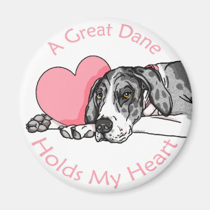 Aimant Great Dane Holt Heart MerleB UC