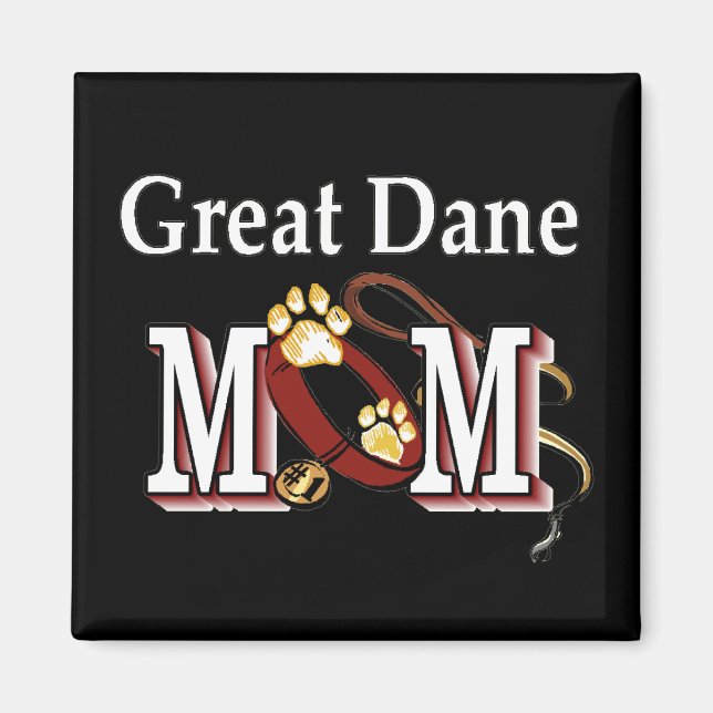 Aimant Great Dane Maman Cadeaux (Devant)