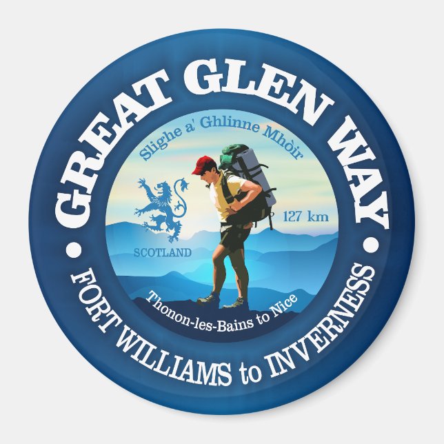 Aimant Great Glen Way (C) (Devant)