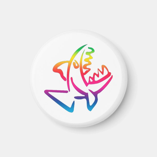 Aimant great rainbow shark (Devant)