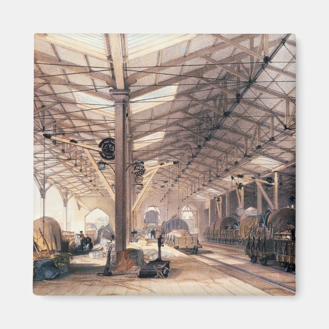 Aimant Great Western Railway : Remise de marchandises à B (Devant)