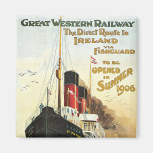 Aimant Great Western Railway - Vers l'Irlande
