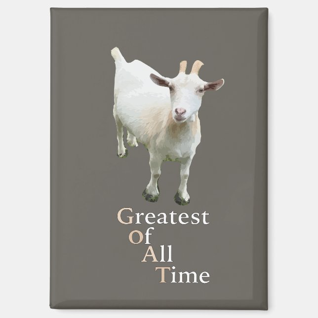 Aimant Greatest of all time Goat (Recto)