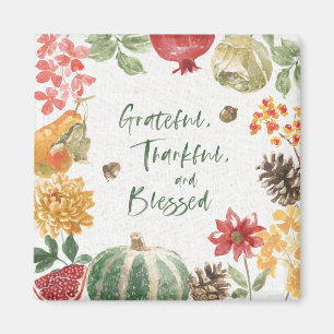 Aimant Greatful, Thankful, and Blessed Harvest