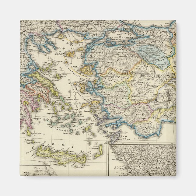 Aimant Grèce, Asie Mineure 1453 (Devant)