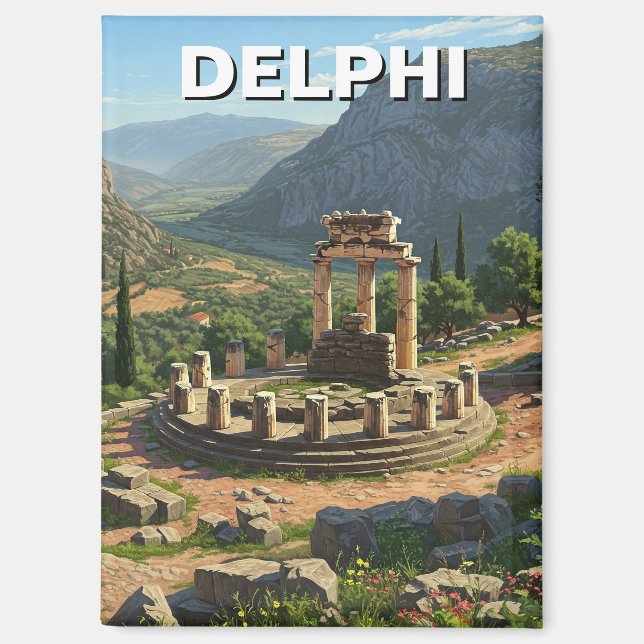 Aimant Grèce Delphi Travel (Recto)