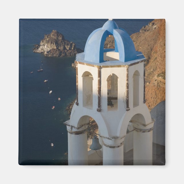 Aimant Grèce et île grecque de Santorin ville d'Oia 2 (Devant)