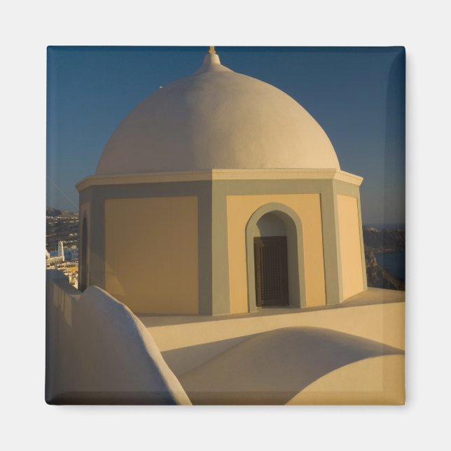 Aimant Grèce et île grecque de Santorini ville de 2 (Devant)
