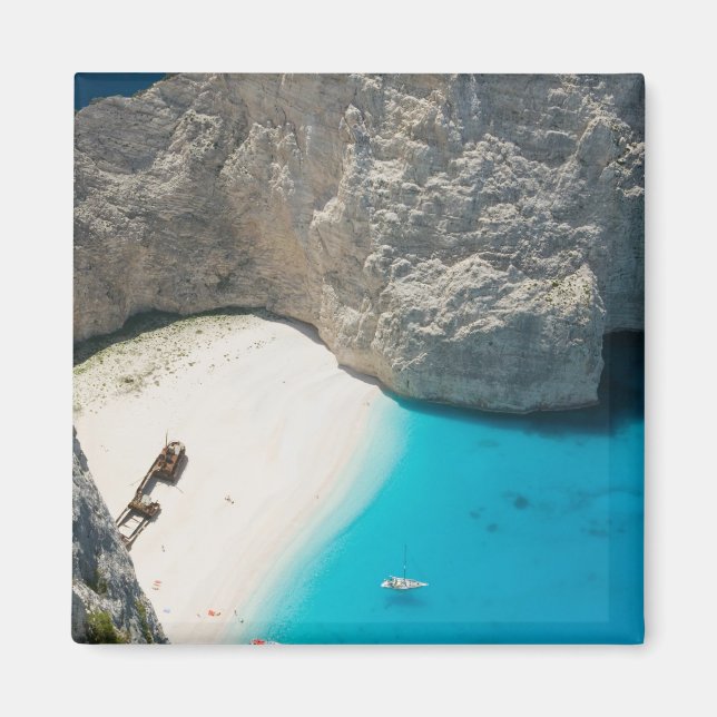 Aimant GRÈCE, Îles ioniennes, ZAKYNTHOS, ÉPAVE (Devant)