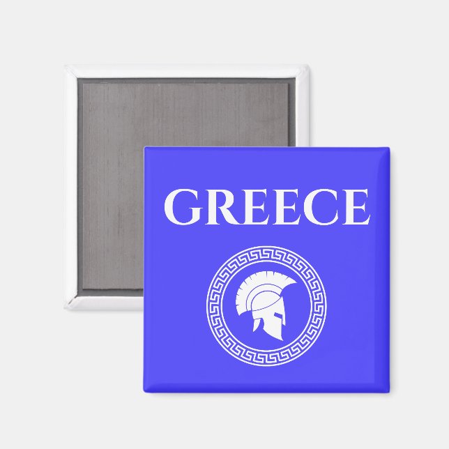 Aimant Grèce Spartan (Recto/Verso)