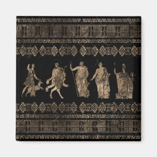 Aimant Greek Deities and Meander key ornament